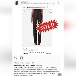 Authentic Dolce & Gabbana D&G